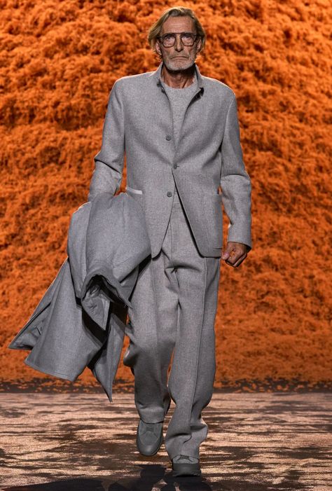 Couture Menswear, 2024 Menswear, Best Dressed Man, Leather Outerwear, Embellished Jeans, Menswear Fashion, Ermenegildo Zegna, Winter 2024, 2024 Collection