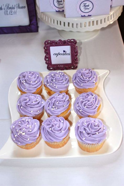 Purple Dessert Tables, Purple Desserts, Quince Cake, Purple Birthday Party, Purple Cupcakes, Purple Bridal Shower, Wedding Shower Party, Purple Food, Purple Birthday