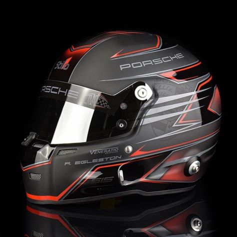 Helmet Design Karting, Karting Helmet Design, Racing Helmet Design Painting, Sporty Jacket Outfit, Race Car Helmet, F1 Helmet Design, Racecar Livery, Racing Helmet Design, Rally Helmet