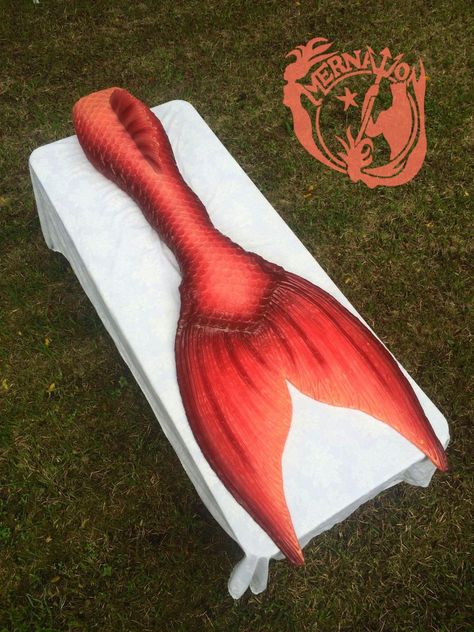 Red Mermaid Tail, Merman Tails, Realistic Mermaid Tails, Professional Mermaid, No Ordinary Girl, Realistic Mermaid, Silicone Mermaid Tails, Mermaid Stuff, Siren Mermaid