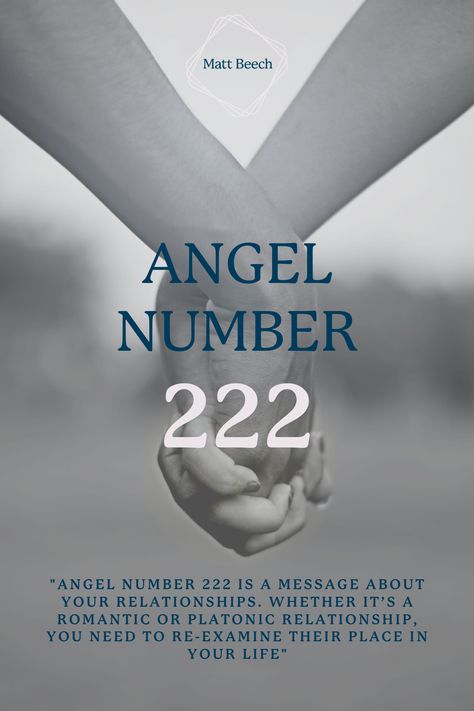 Angel Number 222 means the angels want you to nurture your relationships. If you're seeing 222, you should find balance, be patient and find physical harmony in your life. Discover what this means for your life path and relationships here. #numerology #angelnumbers #repeatingnumbers #spirituality #mysticism 222 Relationship, 222 Angel Number, 222 Meaning, Seeing Repeating Numbers, Seeing 222, Angel Number 222, Shadow Work Spiritual, Relationship Meaning, Platonic Relationship