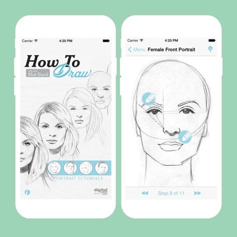 Add the creative app to your phone to learn how to draw with a pencil + paper. Apps To Learn How To Draw, Apps That Teach You How To Draw, Teaching Drawing, Portrait Tutorial, Easy Lessons, Technical Difficulties, Drawing Cartoon Characters, Sketch App, Art Apps