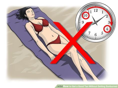 3 Ways to Get a Good Tan Without Getting Sunburned - wikiHow How To Tan At Home, Best Ways To Tan, Outdoor Tanning Tips, How To Get Super Tan, How To Get Tanner Faster Naturally, How To Get The Best Tan, How To Tan Faster In The Sun, How To Tan Safely, Best Way To Tan