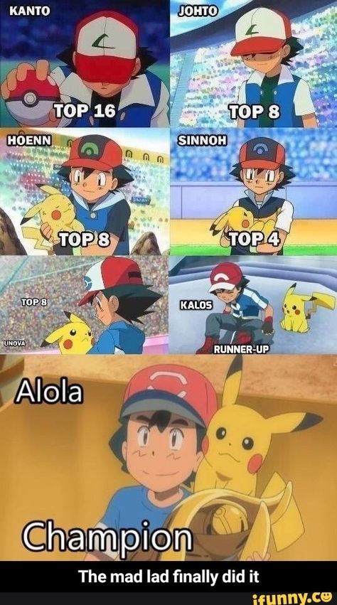 Esto es decepcionante solo ganó en alola 🤦🏻‍♀️ Satoshi Pokemon, Pokemon World, Pokémon Heroes, Pokemon Kalos, Pokémon Characters, Pokemon Ash And Serena, Pokemon Team, Pokemon Sketch, Pokemon Ash