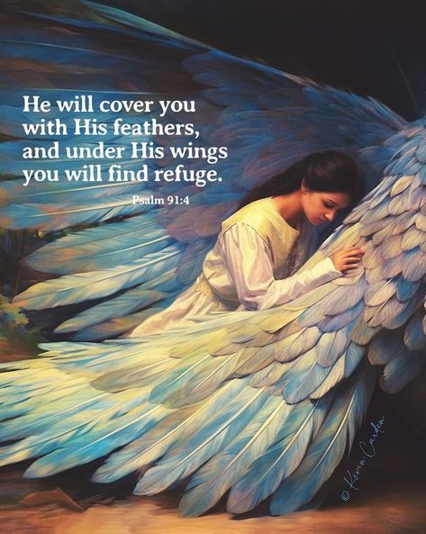 Psalm 91 4, Under His Wings, Christian Things, Christian Bible Quotes, Psalm 91, Inspirational Quotes God, Inspirational Bible Quotes, Bible Verses Quotes Inspirational, Bible Quotes Prayer