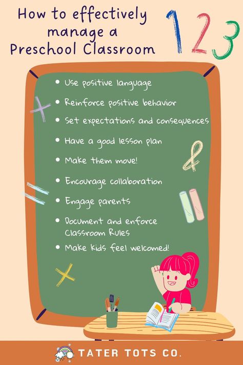 Preschool Classroom Management Ideas Positive Reinforcement, Daycare Classroom Management, Classroom Management Ideas Preschool, Positive Classroom Management Preschool, Preschool Tips Teachers, Classroom Expectations Preschool, Prek Classroom Management Ideas, Kindercare Preschool Classroom, Pre K Classroom Management