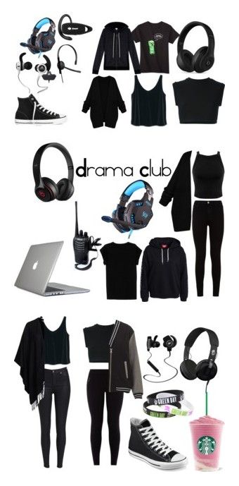 "Stage Crew" by mckiwi on Polyvore featuring Splendid, adidas Originals, MANGO, Beats by Dr. Dre, Monster, Converse, women's clothing, women, female and woman Stage Crew Outfit, Stage Manager Outfit, Tech Theatre, Stage Crew, Band Au, Pretty Clothing, Stage Manager, Theater Kid, Musical Theater