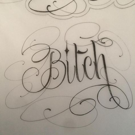 ---BITCH--- sketch Heretic Aesthetic, Jennifer's Body Aesthetic, Character Guide, Madison Montgomery, Lizzie Saltzman, Maddy Perez, Saints Row, Tattoo Lettering Fonts, Fast Times