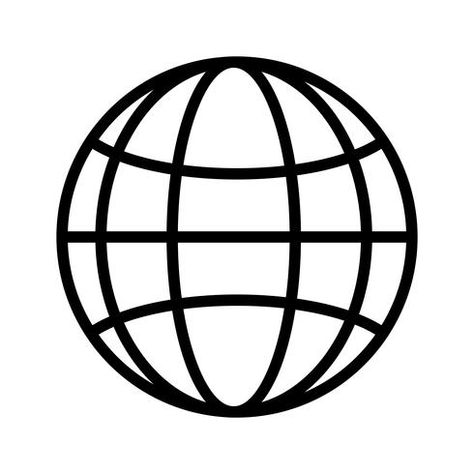 Logo Globe, Globe Drawing, Tattoo Amor, Arte Do Hip Hop, Logo Instagram, Globe Logo, Globe Vector, World Icon, Globe Icon