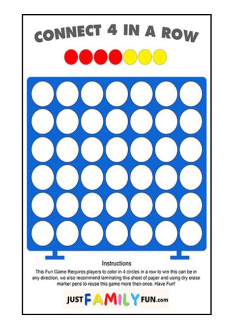 As interactive games such as connect 4 in a row make learning fun, enjoyable and exciting, children are more likely to retain the information. With this in mind, we’ve listed a few fun ways you can use connect 4 in a row to help your preschoolers, kindergarten, or older children learn or prepare for a test. Paper Games For Kids, 4 In A Row, Connect Four, Printable Board Games, Connect 4, Make Learning Fun, Interactive Games, Paper Games, Classic Board Games