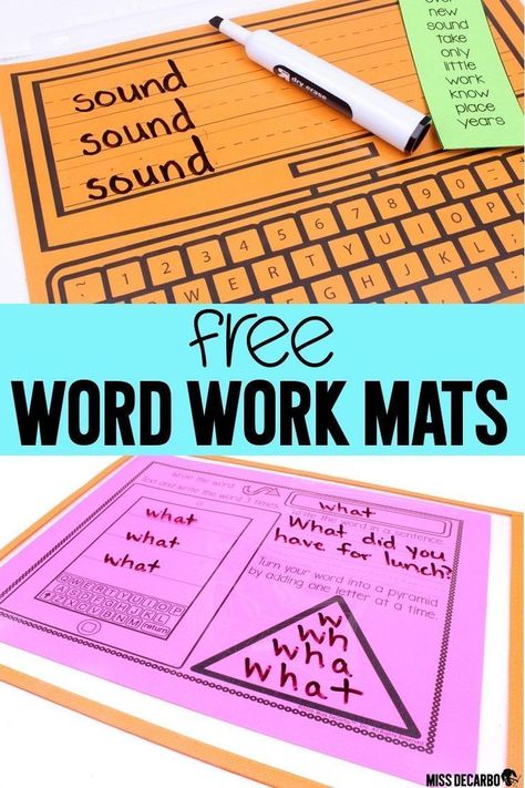 Word Work Ideas, Spelling Sight Words, Spelling Word Practice, Sight Word Spelling, Sight Word Centers, Word Work Stations, Word Work Centers, Teaching Sight Words, Daily Five