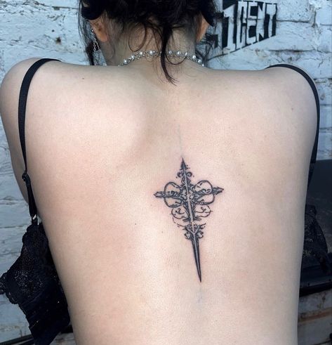 Nape Tattoo, Pretty Poison, Wicked Tattoos, Discreet Tattoos, Dainty Tattoos, Dream Tattoos, Elegant Tattoos, Cross Tattoo, Dope Tattoos