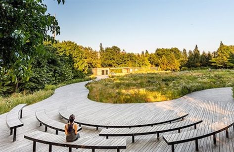 ASLA Now Accepting Entries For Landscape Architecture Awards:   Do you have a landscape architecture design you’re… @TurfMagazine #Turf Cemetery Landscape, Brooklyn Navy Yard, Sacred Groves, Public Space Design, Public Architecture, Nature Center, Sacred Places, Urban Environment, Community Gardening