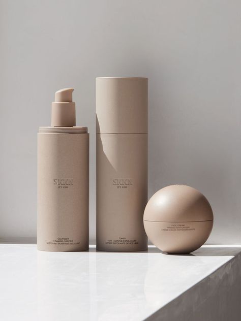 SKKN BY KIM Skin Care Packaging Ideas, Body Care Packaging, Organic Skincare Packaging, Eco Packaging Design, Kim Makeup, Pumpkin Enzyme Mask, Cosmetic Packaging Design, Skin Care Packaging, Skincare Packaging