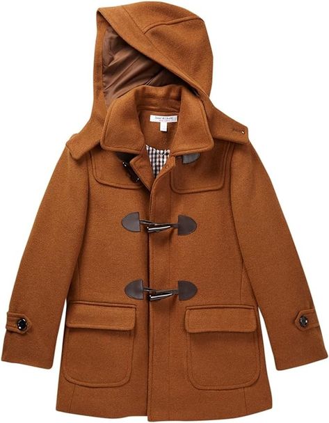 Amazon.com: Isaac Mizrahi Boy's 2-20 Solid Wool Toggle Coat with Removable Hood - Colors: Clothing, Shoes & Jewelry Boys School Outfits, Coat For Winter, Baby Boy Coat, Hooded Jean Jackets, Boys Winter Jackets, Boys Winter Coats, Toggle Coat, Outdoor Coats, Outfit Invierno