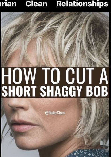 Medium Shaggy Hairstyles, Short Shaggy Bob, Choppy Bob Hairstyles For Fine Hair, Shaggy Bob Hairstyles, Shaggy Bob Haircut, Stacked Haircuts, Short Shaggy Haircuts, Choppy Haircuts, Messy Bob Hairstyles