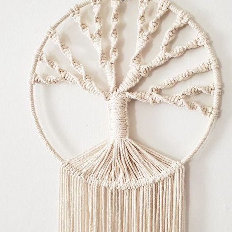 Youtube macrame tutorial for tree of life Macrema Tree Of Life Diy, Tree Of Life Macrame Pattern Tutorial Free, Tree Of Life Bedroom Decor, How To Make A Macrame Tree Of Life, Macrame Wall Hanging Tree Of Life, Free Macrame Tree Of Life Patterns, Macrame Family Tree Tutorial, Macrame Tree Of Life Tutorial Video, Macrame Tree Wall Hanging