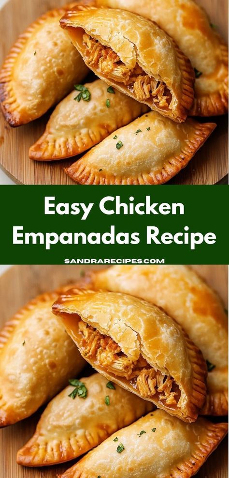 Looking for a delicious dinner recipe? These Chicken Empanadas are perfect for family dinners, offering a wonderful blend of flavors and an easy-to-follow method that makes them a hit on busy weeknights. Easy Chicken Empanadas, French Chicken Casserole, Chicken Empanadas Recipe, French Chicken, Chicken Empanadas, Chicken Casserole Recipe, Seasoned Chicken, Homemade Dough, Empanadas Recipe