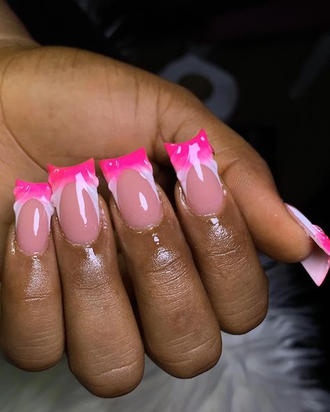 3d design duck nails Duck Nail, Duck Nails, Nail Stuff, Pink Nail, Pink Acrylic Nails, Nails Inspo, Coffin Nails, Short Nails, Nail Tips