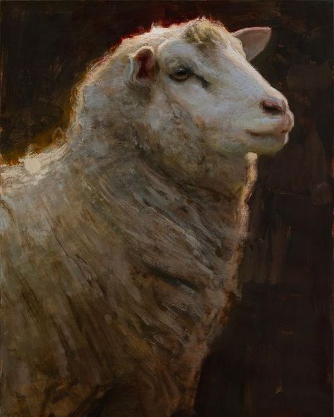 🎨 Artist 🖼 Gallery ❤️ Teacher on Instagram: "This is the first time I’ve used grisaille underpainting in years and I LOVED it! I’m definitely trying again soon. Thanks to everyone @your.art.journey for coming along on the adventure." Sheep Paintings, Sheep Art, Cow Art, Try Again, Artist Gallery, Animal Paintings, First Time, Sheep, Animals And Pets