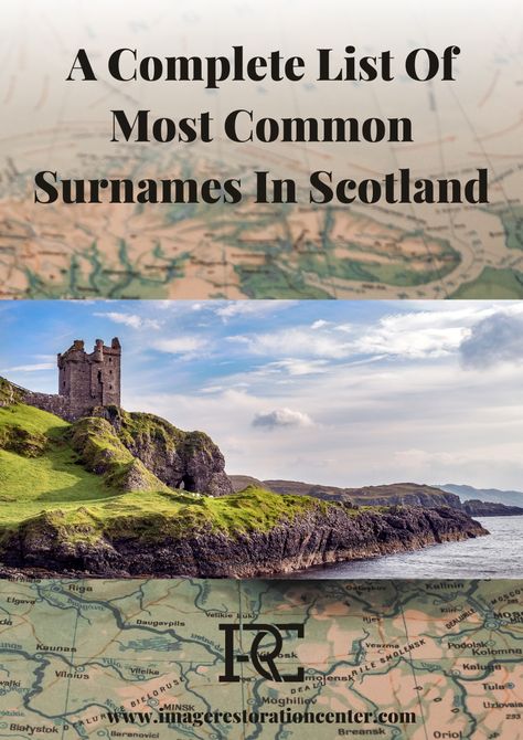 For people who want to trace their family roots, one of the best places to look for clues is your surname. Every culture has a different naming convention. If you are of Scottish origin, your name may indicate what clan you belong to, your family’s trade, or your place of origin. However, your last name is just scratching the surface of your lineage in Scotland. Some of the most common surnames in Scotland’s registers actually come from the same family lineage but have different spellings. Clans Of Scotland, Scottish Clans Names, Scottish Last Names, Scottish Surnames, Surname List, Common Surnames, Scotland Bucket List, Ancestry Book, Scottish Highland Games