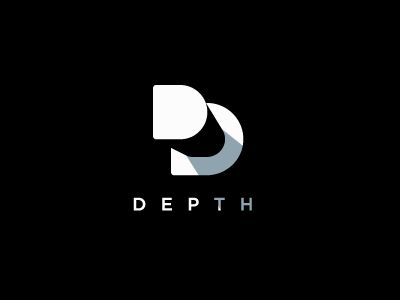 depth by graphitepoint Depth Logo Design, D D Logo, D Logo Design Letter, D Logo Design, Letter D Logo, Negative Space Logo, 3d Logos, Logo D, Negative Space Logos