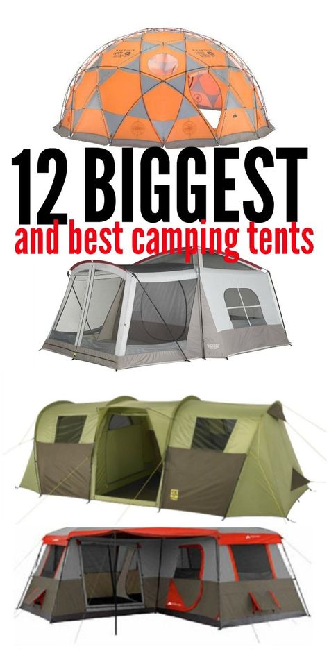 Best Tents for Large Families Best Family Tent, Camping Bedarf, Kombi Motorhome, Ideas Illustration, Tenda Camping, Camping Desserts, Camping Snacks, Camping Diy, Best Tents For Camping