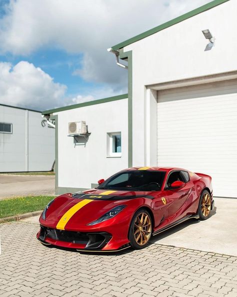 @sjvrsjvr’s 812 Competizione Aperta painted in #GrigioCinquanta! The spec is inspired by the Ferrari 250GT #4213GT and it features the… | Instagram Ferrari 812 Competizione, Charles Leclerc And Carlos Sainz, 812 Superfast, Normal Cars, Ferrari 812, Kriti Kharbanda, Car Aesthetic, Ferrari Car, Night Driving