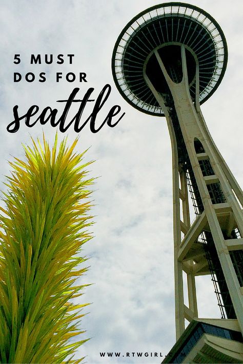 Seattle Day Trip - 5 Must Dos For Your Trip | www.rtwgirl.com Pacific Coast Road Trip, Seattle Vacation, Things To Do In Seattle, Seattle Hotels, Seattle Trip, Visit Seattle, Round The World Trip, Seattle Travel, Washington Travel