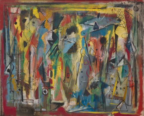 Norman Lewis. Phantasy II. September 23, 1946 | MoMA Norman Lewis, Leonora Carrington, September 23, Mark Rothko, Jackson Pollock, Modern Artists, African American Art, Abstract Expressionist, Online Painting