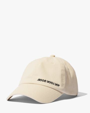 A wearable compliment. Our newest accessory features our iconic, inverted You Look Good mantra and is now part of our permanent Glossiwear collection. Glossier You Look Good, Glossier Sweatshirt, Body Hero, Daily Sunscreen, Glossier You, Cream Hoodie, Limited Edition Bag, Best Caps, Makeup And Skincare