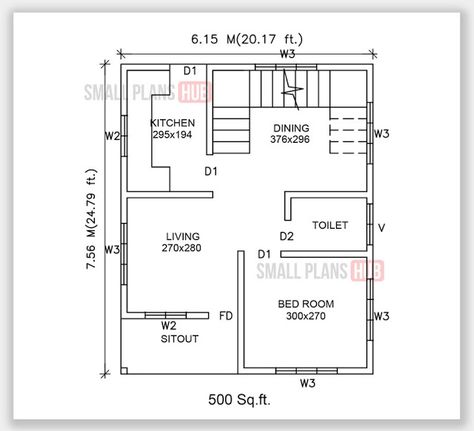 1000 Sq.ft 3 Bedroom Double Floor Plan and Ground Floor Plan 1000 Sq Ft House, Double Storey House Plans, Two Storey House Plans, Duplex Floor Plans, Three Bedroom House Plan, 1000 Sq Ft, Indian House Plans, 2 Bedroom House Plans, Free House Plans