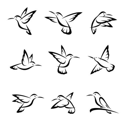 67,109 Pics Of Simple Hummingbird Tattoo Illustrations & Clip Art - iStock Small Hummingbird Tattoo, Butterfly Tattoos Images, Hummingbird Drawing, Silhouette Sketch, Silhouette Tattoos, Line Art Vector, Old School Tattoo Designs, Simple Line Drawings, Hummingbird Tattoo