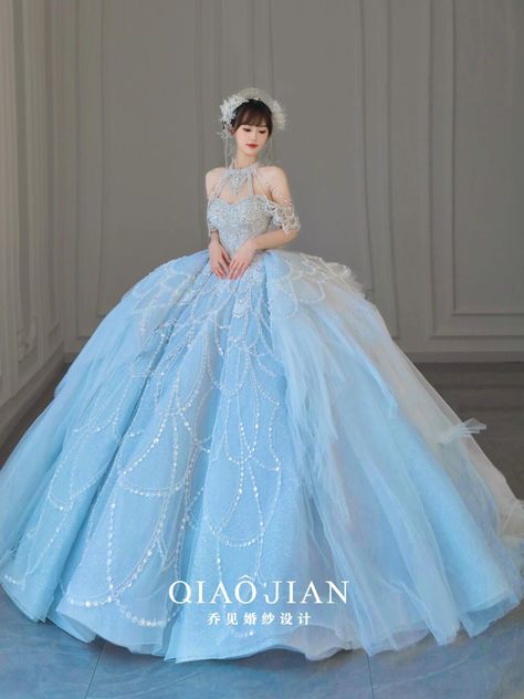 Korean Gown, Pink Princess Gown, Asian Prom Dress, Yule Ball Dress, Runway Fashion Dresses, Fairytale Gown, Tutu Ballet, Organza Gowns, Elegant Ball Gowns