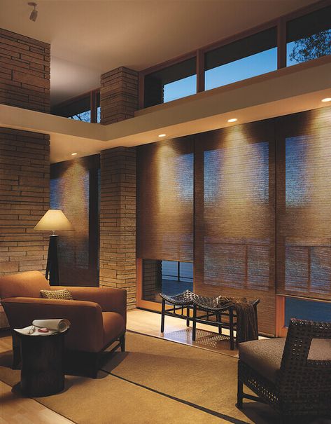 Solar Shades Living Room, Roller Shades Living Room, Modern Roller Shade, Rolling Shades, Classic Blinds, Modern Window Grill, Window Treatments Ideas, Modern Window Treatments, Modern Blinds