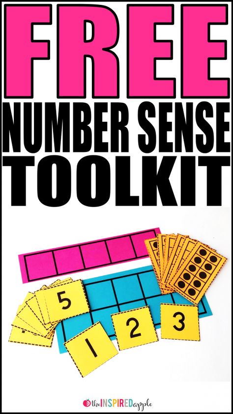 Free Number Sense Toolkit Smart Boards, Earrings Key, Daily Five, Prek Math, Math Number Sense, Math Intervention, Ten Frame, Math Workshop, E Mc2