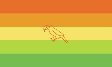 Bird Xenogender, Bird Gender, Flag Maker, Xenogender Hoard, Angel Theme, Religious Symbols, Real People, Not Mine, Parrot