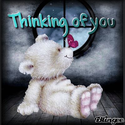 Thinking Of You Pics, Quotes About Thinking, Maternity Dresses Photography, Bear Gif, Thinking Of You Quotes, Smile Gif, Sympathy Quotes, Miss You Too, In My Dreams