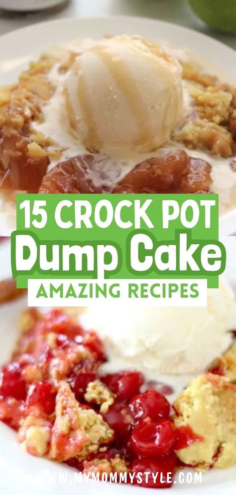 Apple Dump Cake Crockpot Crock Pot, Dump Cakes In Crockpot, Crock Pot Dump Cakes Recipes Easy, Crock Pot Dump Desserts, Crock Pot Cakes Recipes Slow Cooker, Crockpot Cherry Dump Cake Recipes, Crockpot Cobbler Easy, Crockpot Peanut Butter Cake, Deserts In Crockpot