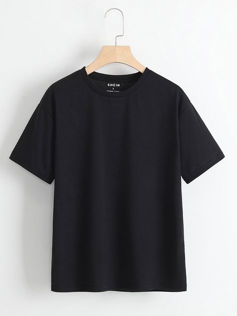 Plain Tee Shirts, Modest Casual Outfits, Round Neck Tees, Fashion Story, Trendy Fashion Women, Dream Clothes, Top Casual, Daily Fashion, Fashion Online Shop