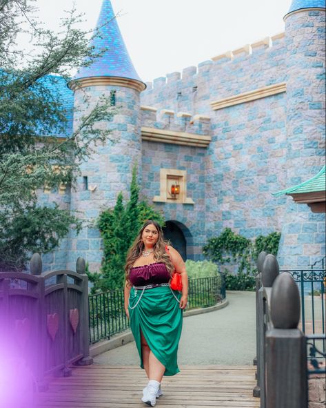 Disney Bound Plus Size, Disney Bound Outfits Plus Size, Disneybound Plus Size, Plus Size Disney Bounding, Disney Bound Ariel, Little Mermaid Disneybound, Plus Size Disney Costumes, Plus Size Disney Outfits, Ariel Costume Diy