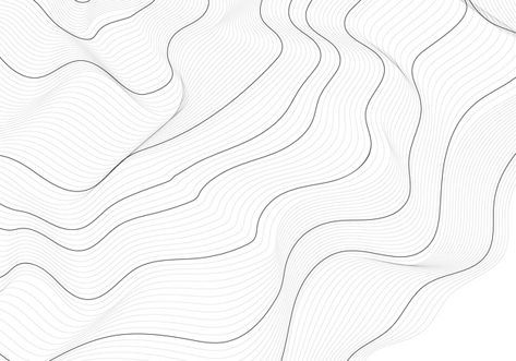 Monochrome abstract contour line illustr... | Free Vector #Freepik #freevector #background Contour Line Drawing, Rose Gold Texture, Triangle Background, Halftone Dots, Architecture Background, Contour Line, Line Texture, Line Background, Photoshop Textures