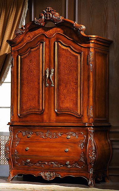 Mahogany 2 Door Carved Armoire Wardrobe Closet wDrawers Vintage Furniture Antique, Clothes Drawer Organization, Wooden Armoire, Armoire Wardrobe Closet, Armoire Storage, Armoire Dresser, Antique Wardrobe, Armoire Wardrobe, Antique Armoire