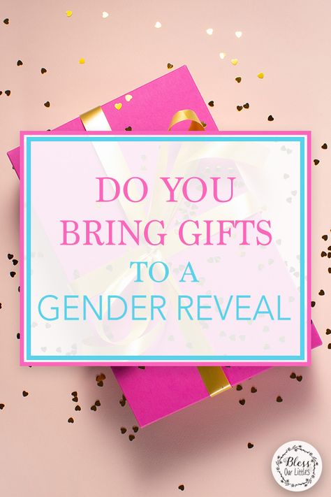 Should you bring a gift to a Gender Reveal Party? The answer is NO - But you totally can! #genderreveal #genderrevealideas #genderrevealgifts #genderrevealgiftideas #babygiftideas Gender Reveal Favors Gift Ideas, Gender Reveal Gift Wrapping Ideas, Gender Reveal Take Home Gifts, Gender Reveal Party Prizes, Gender Reveal Goody Bags, Gender Reveal Thank You Gifts, Best Gender Reveal Gifts, What To Do At Gender Reveal Party, Diy Gender Reveal Gifts