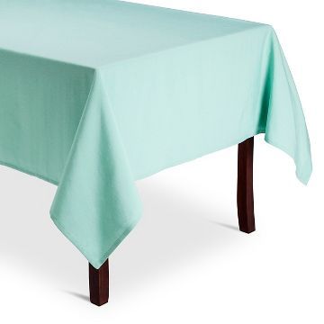 Light Green Tablecloth - Threshold™ Green Tablecloth, Pineapple Parties, Market Displays, Table Cloths, Blue Solid, Product Information, Table Linens, Kitchen Table, Light Green