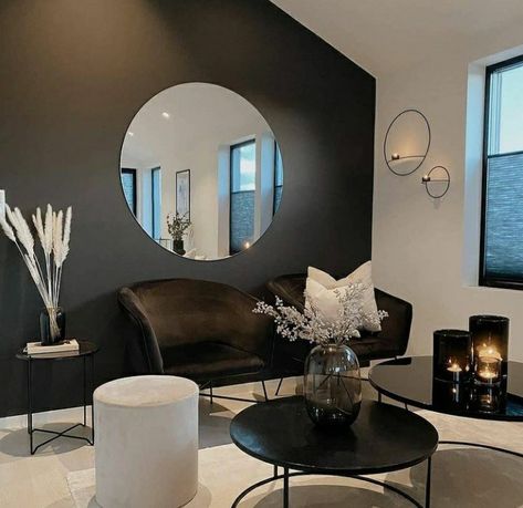 Salon Suite Decor, Decorating Rooms, Bold Bedroom, Esthetician Room Decor, Esthetics Room, Spa Room Decor, Black Accent Walls, Esthetician Room, Salon Suites