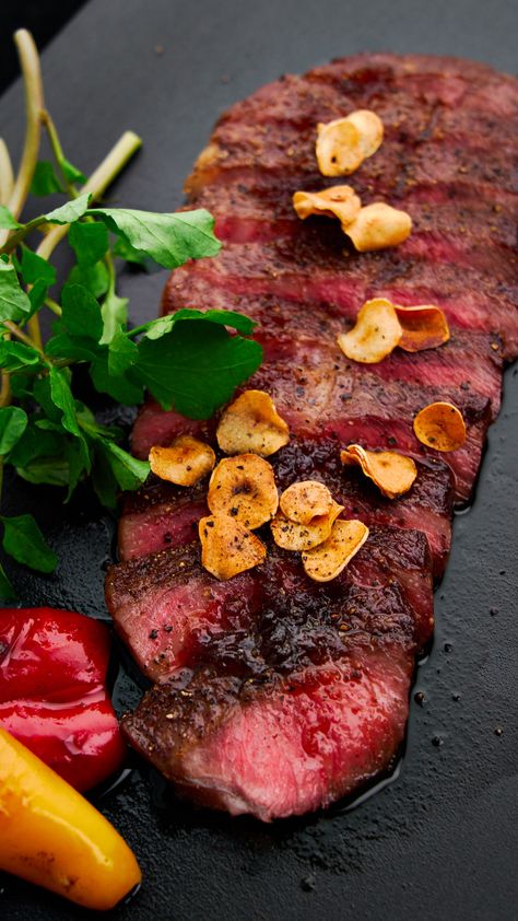 Elevate your meat game with this ultimate guide to cooking wagyu steaks at home. Learn about authentic Japanese beef, including the grading scale, the best way to cook an A5 steak, and an easy Japanese steak sauce recipe just like the ones served in a high-end Japanese steakhouse. Japanese Steak Recipes, Wagyu Steak Recipe, Japanese Steak Sauce Recipe, Japanese Wagyu Steak, A5 Wagyu Steak, Wagyu Recipes, Steak Sauce Recipe, Asian Potluck, Steak At Home