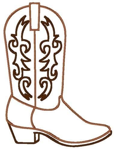 Cowboy Boot Outline Animated Cowboy Boots, Cowgirl Boot Drawing Easy, Easy Boot Drawing, Cowboy Boot Drawing Simple, Cowboy Boot Punch Needle, How To Paint Cowboy Boots, Cowboy Boot Silhouette, Cowboy Boot Line Art, Cowboy Boot Embroidery Pattern