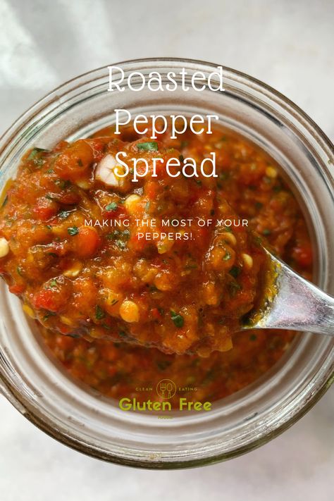 Roasted Pepper Relish, Pepper Chutney Recipes, Sweet Pepper Sauce, Freezing Roasted Peppers, Roasted Tomato Salsa Recipe, Roasted Chili Peppers, Sweet Pepper Recipes, Tomato Salsa Recipe, Roasted Tomato Salsa