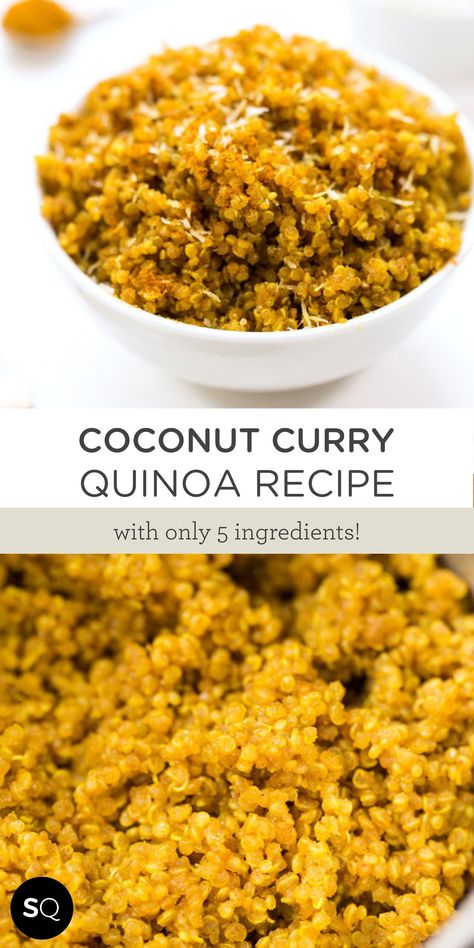 Quinoa With Coconut Milk, Quinoa And Cilantro Recipes, Coconut Quinoa Recipes, Quinoa Recipes Curry, Flavored Quinoa Recipes, Tumeric Quinoa Recipes, Quinoa Coconut Milk, Curry Quinoa Recipes, Easy Healthy Quinoa Recipes